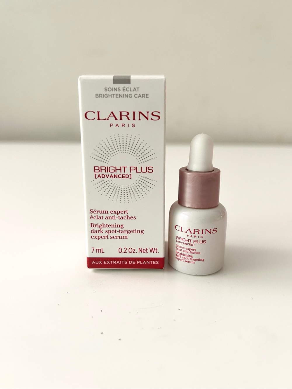 🌸CLARINS Bright Plus [Advanced] Serum Deluxe Mini 7 mL